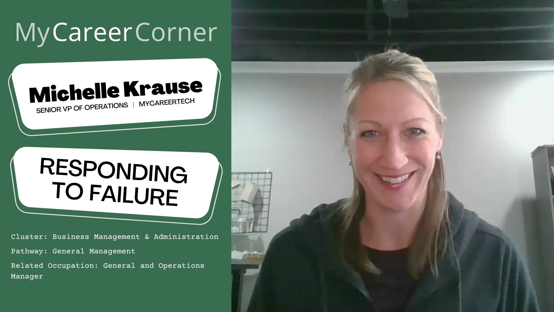 Responding to Failure with Michelle Krause